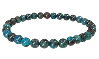 Pulseira de crisocola da Turquia pérolas AAA 5-6mm