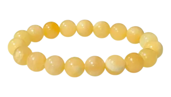 Pulseira de contas de calcita laranja 10 mm