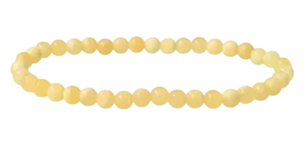 Pulseira de Calcite Laranja com contas de 4-5mm