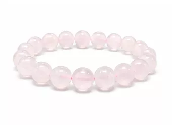 Pulseira Calcita Rosa AA contas 10mm