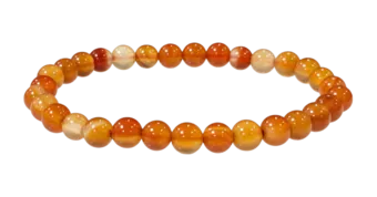 Pulseira de Cornalina A contas 6mm