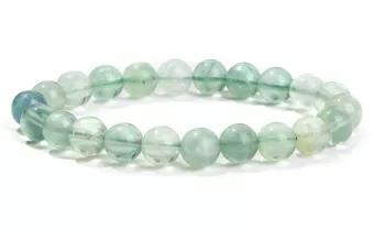 Pulseira de Fluorita Verde A contas 8mm