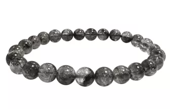 Pulseira de Cristal Herkimer Contas A 7-8mm