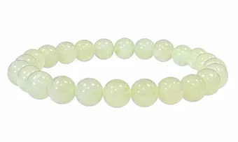 Pulseira de jade chinês com contas de 8 mm