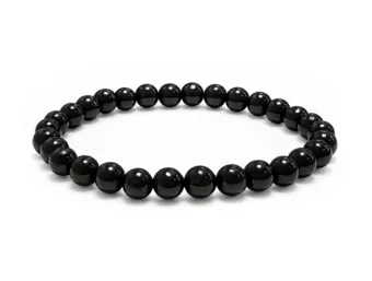 Pulseira Azeviche A Contas 6-7 mm