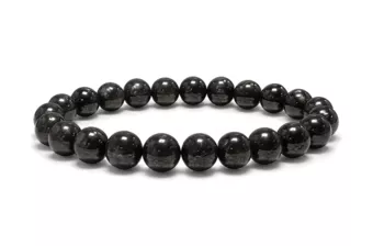 Pulseira de Azeviche A Contas 8 mm