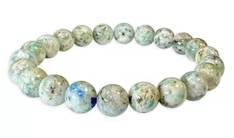 Pulseira Jasper K2 AA contas 7.5-8.5mm