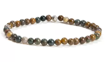 Pulseira de contas Jasper Ocean 4mm
