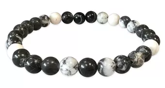Pulseira Jaspe Zebre perles 6mm