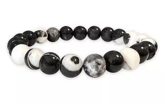 Pulseira Jaspe Zebre perles 8mm