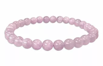 Pulseira Kunzita contas AA 5,5mm