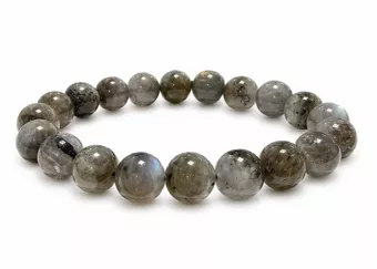 Pulseira de Labradorita A contas de 10mm
