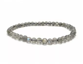 Pulseira de Labradorite A com Contas de 4-5mm