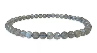 Pulseira de Labradorita AA Contas de 3-4 mm