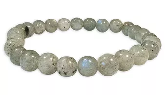 Pulseira Labradorita AB contas de 6-7mm