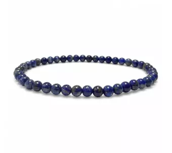 Pulseira de Lápis-Lazúli A com Contas de 4-5mm