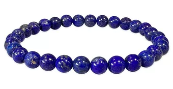 Pulseira de Lápis-Lazúli AAA contas 6.5-7.5mm