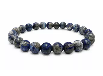 Pulseira de Lápis-Lazúli AB contas 8-9mm
