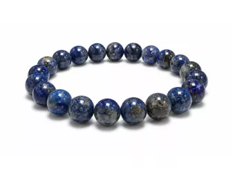 Pulseira de Lápis-Lazúli A Contas de 8-9 mm