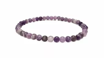 Pulseira de Lepidolita A com Contas de 4-5mm
