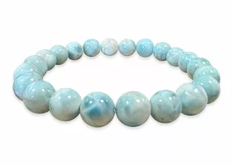 Larimar AA contas 7-8mm pulseira
