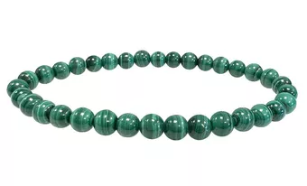Pulseira de Malaquita Clara AAA contas 6-7mm