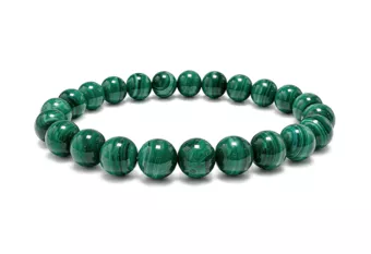 Pulseira de Malaquite Clara AA Contas 8-9 mm