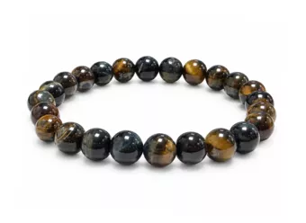 Pulseira Olho de Falcão A Contas 8-9 mm