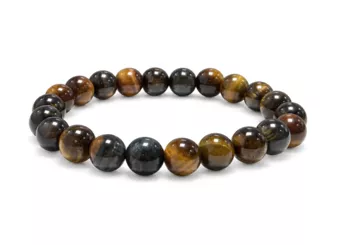 Pulseira de Olho de Falcão A Contas 8 mm