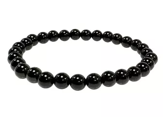 Pulseira de Ónix A contas 6mm