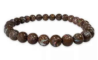 Pulseira de Opala Boulder AA contas 5-6mm
