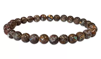 Pulseira de Opala Boulder AAA contas 5-6mm