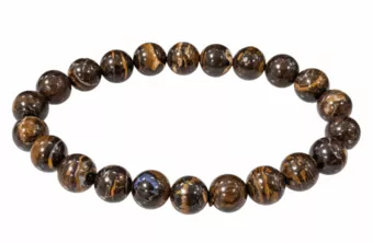 Pulseira de Opala Boulder A+ contas 8-9mm