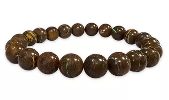 Pulseira de Opala Boulder AA contas 7-8mm