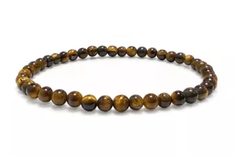 Pulseira de Olho de Tigre A Contas de 4 mm