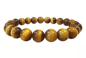 Pulseira de Olho de Tigre AAA Contas de 8 mm