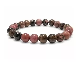 Pulseira de Rodonita A contas 8mm