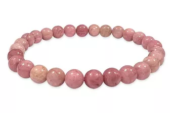 Pulseira de Rodonita da Austrália A contas 6mm