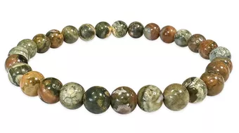 Pulseira de Riolito A contas de 6-7mm