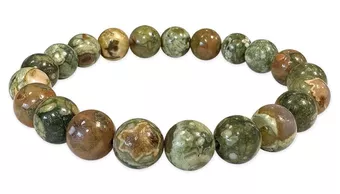 Rhyolite A 8mm pulseira de contas