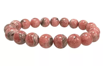 Pulseira de Rodocrosita Argentina A contas 9.5-10.5mm