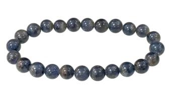 Pulseira de Safira Azul AAA contas 7-8mm