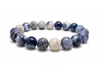 Pulseira de Sodalita AB Contas de 10 mm