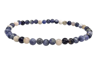 Pulseira de sodalita contas 4mm