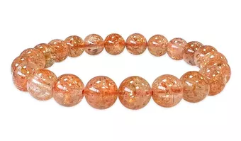 Pulseira de pedra solar com contas AAA 8-9mm