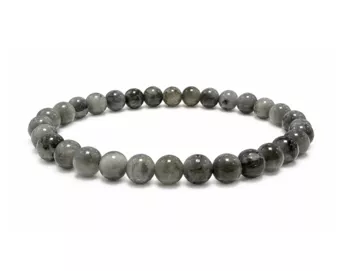 Pulseira de Turmalina Olho de Gato A com Contas de 6-7mm