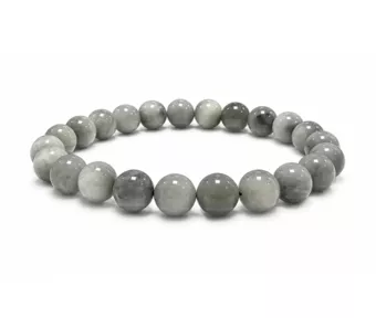 Pulseira de Turmalina Olho de Gato A com Contas de 8-9mm