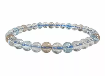 Pulseira de Topázio Multicolorido AAA contas 6mm