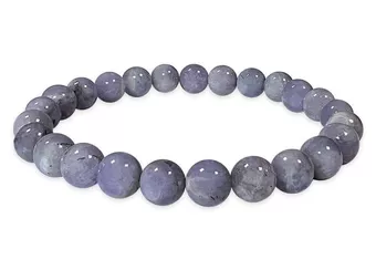 Pulseira de contas de tanzanite 6-7mm
