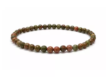 Pulseira de Unakita A contas 4mm